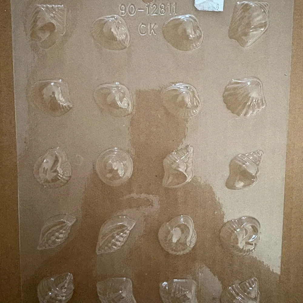 Clear Plastic Chocolate Mold Bundle - 12